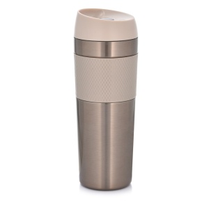 Cana termos 450ml, bej, Metalic - Img 1