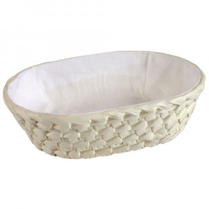 Cos oval captusit cu material 25x18cm, Palma