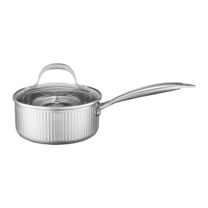 Cratita inox cu capac 16cm, 1.4L, Curly