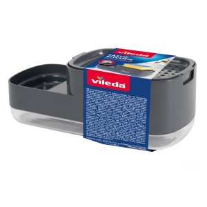Dozator detergent cu pompa si suport burete, Easy Kitchen - Img 3