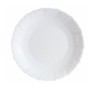 Farfurie desert 19cm, alb, Feston