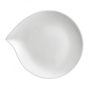 Suport bol portelan Fala, cu o forma de lacrima si o dimensiune de 19,5 x 17,5 cm