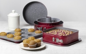 Forma copt kuglof 23cm, cu invelis Non-stick, Cherry - Img 4