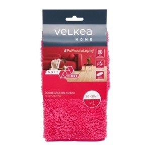 Laveta electrostatica pentru praf, microfibra, 30 x 30 cm, Velkea - Img 3