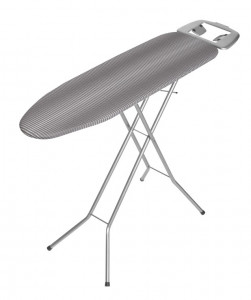 Masa de calcat 110x30cm, blat tip plasa cu suport pentru fier, Velkea H016-06PB - Img 3