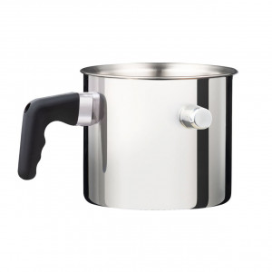 Oala inox pentru lapte cu perete dublu 14cm, 1.7L, Vikos - Img 1