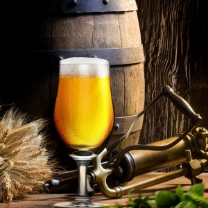Pahar bere cu picior 380ml, Draft - Img 3