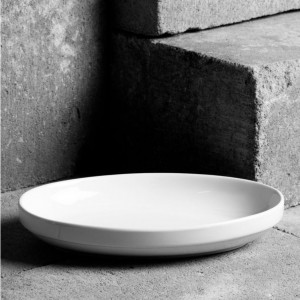 Platou oval 26.5x17.5cm, alb, Salsa