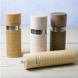 Rasnita sare sau piper 15cm, maro, Ring - Img 3