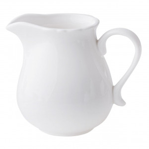 Latiera ce compune setul Grace, fabricata din portelan alb de inalta calitate, cu o capacitate de 250 ml