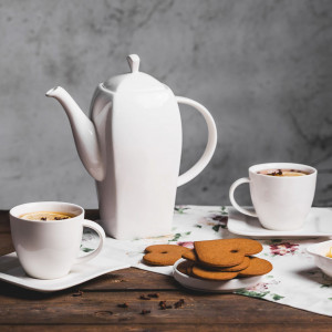 Serviciu servire ceai/cafea, 17 piese, 6 persoane, Fala