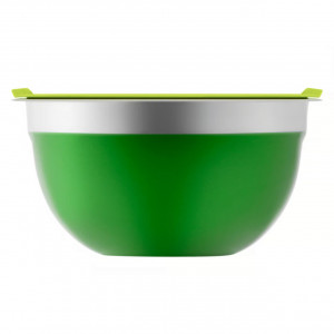 Set bol cu capac, 2 buc, 18-20cm, verde, Minestrone - Img 1
