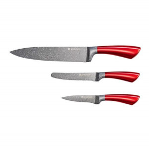 Set cutite, 3 piese, include cutit legume si fructe 11.5cm, Jasper