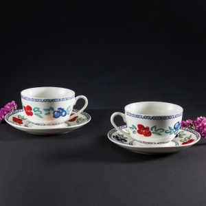 Set servire ceai sau cafea, 12 piese, 6 persoane, Kalina - Img 2