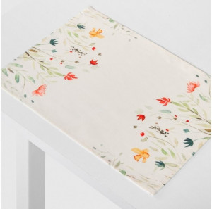 Set suport farfurie textil 30x40cm, 2 piese, Pastel Flowers