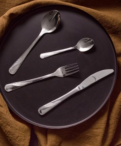 Set tacamuri inox, 24 piese, 6 persoane, Napoli - Img 1