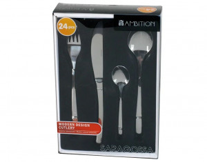 Set tacamuri inox, 24 piese, 6 persoane, Saragossa - Img 3