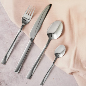 Set tacamuri inox, 36 piese, 6 persoane, ambalate in cutie cadou, Prato - Img 3