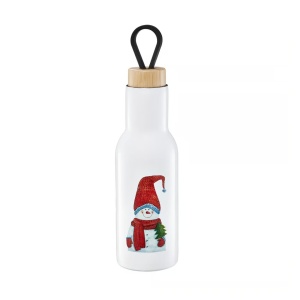 Sticla termos 400ml, model om de zapada, Forest - Img 2