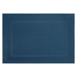 Suport farfurie 30x45cm, albastru, Velvet