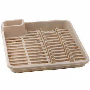 Suport scurgator de vase 39x39cm, bej, Milo