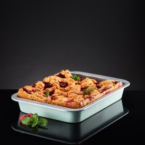 Tava copt 36x24cm, invelis non-stick, verde, Fern - Img 2