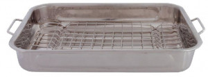 Tava cuptor cu gratar detasabil 40x28.5x5cm, Domotti - Img 4