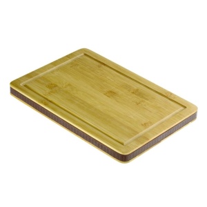 Tocator lemn bambus 32x22x2.5cm, Brown Stone