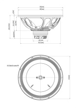 Difuzor Coaxial 15" 18 Sound 15NCX750H 8 Ohm - Img 2