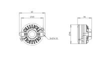 Difuzor driver 0.5 Inch B&C DE5 - 16 Ohm - Img 2