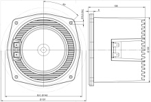 Difuzor woofer 5 inch B&C 5NSM38 - 8 Ohm - Img 4