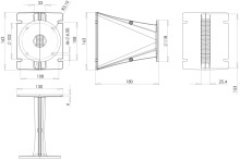Horn Line Array 1.4 Inch B&C ME142 - Img 3