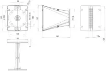 Horn Line Array 1.4 Inch B&C ME142 - Img 3
