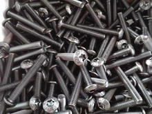 Surub Torx M4x20 x 50 BUC cap bombat, negru