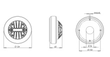 Difuzor driver 1.4 Inch B&C DE52- 8 Ohm - Img 2