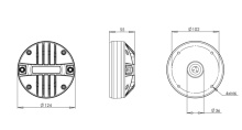 Difuzor driver 1.4 Inch B&C DE800 - 8 Ohm - Img 2