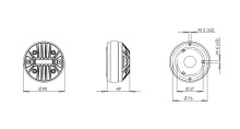 Difuzor driver 1 Inch B&C DE14 - 16 Ohm - Img 2