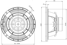 Difuzor woofer 10 inch B&C 10MBX64 - 16 Ohm - Img 4