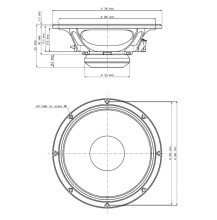 Difuzor woofer 12 inch 18 Sound 12ND610 16 Ohm - Img 2