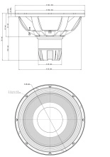 Difuzor woofer 18 inch 18 Sound 18NTLW5000 4 Ohm - Img 3