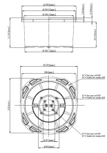 Difuzor woofer 8 inch 18 Sound 8NM610 16 Ohm - Img 2