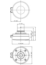 Driver 1" 18 Sound HD110 8 Ohm - Img 2