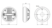 Driver 1.4 Inch B&C DE60TN- 16 Ohm - Img 2