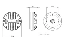 Driver 1.5 Inch B&C DE1080TN - 8 Ohm - Img 2