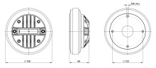 Difuzor driver 1.4 Inch B&C DE618TN- 8 Ohm - Img 2