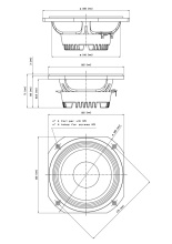 Difuzor woofer 6.5 inch 18 Sound 6NMB420 8 Ohm - Img 2