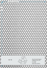 Tabla perforata R5/T6