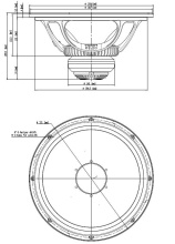 Difuzor Coaxial 15" 18 Sound 15NCX910 8 Ohm - Img 3