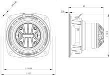 Difuzor coaxial 4 Inch B&C 4MCX36 - 8 Ohm - Img 4