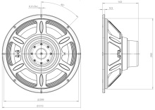 Difuzor woofer 12 inch B&C 12CLA76 - 8 Ohm - Img 4